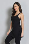 Zivame Knit Cotton Kurti Slip - Black Beauty — thumbnail 3